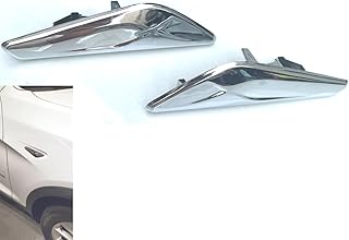 Chrome Front Left and right Side Fender Trim Finisher for BMW X3 X4 F25 F26 Replaces# 51117338569 51117338570