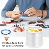 Paxcoo Elastic Bracelet String Cord Stretch Bead Cord for Jewelry Making and Bracelets Making #5