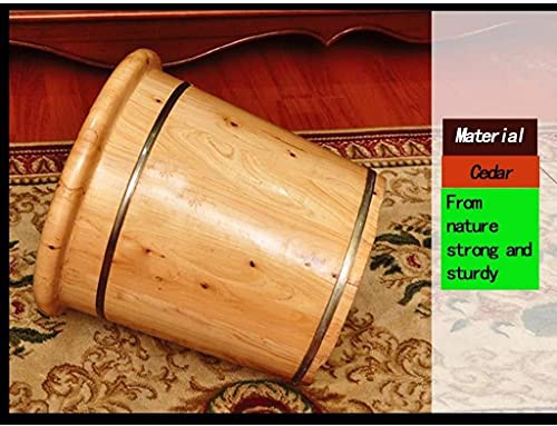 Bañera de pies de madera para pedicure y masaje miniatura 4