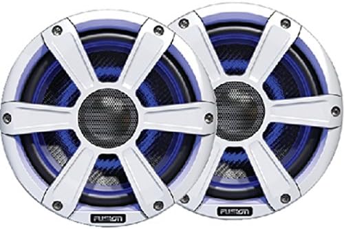 Fusion Electronics SG-FL65SPW Speaker-Perf 6.5" Led White Pr