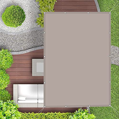 Voile d'ombrage anti-âge en polyester avec oeillets pour balcon