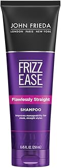 Frizz Ease Flawlessly Straight Shampoo, Keratin Infused Shampoo, for Instantly Easy Straight Styling, 8.45 Ounces