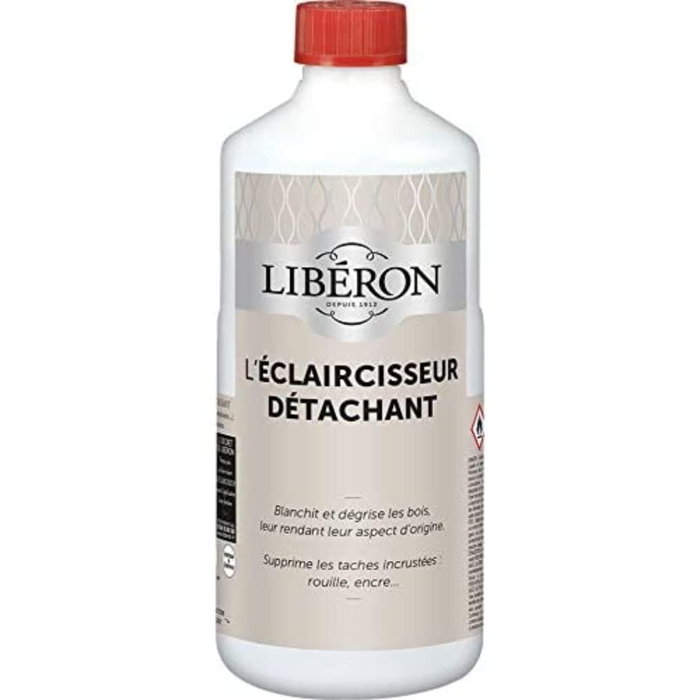 Libéron Eclaircisseur détachant pour bois, Incolore, 0,​5L