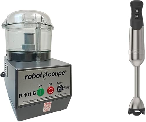 Miniatura 10 de Robot Coupe R101B CLR - Procesador de alimentos combinados cuenco transparente de 25 cuartos de galón policarbonato transparente 120 V