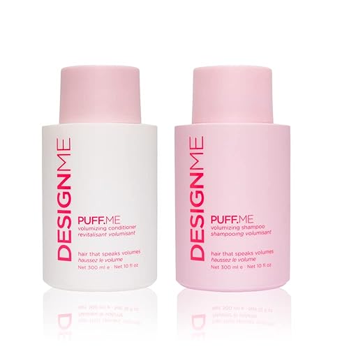 Miniatura 1 de Design.Me PUFF.ME - Paquete de champú y acondicionador de volumen para el cabello, champú y acondicionador de color sin parabenos ni sulfatos