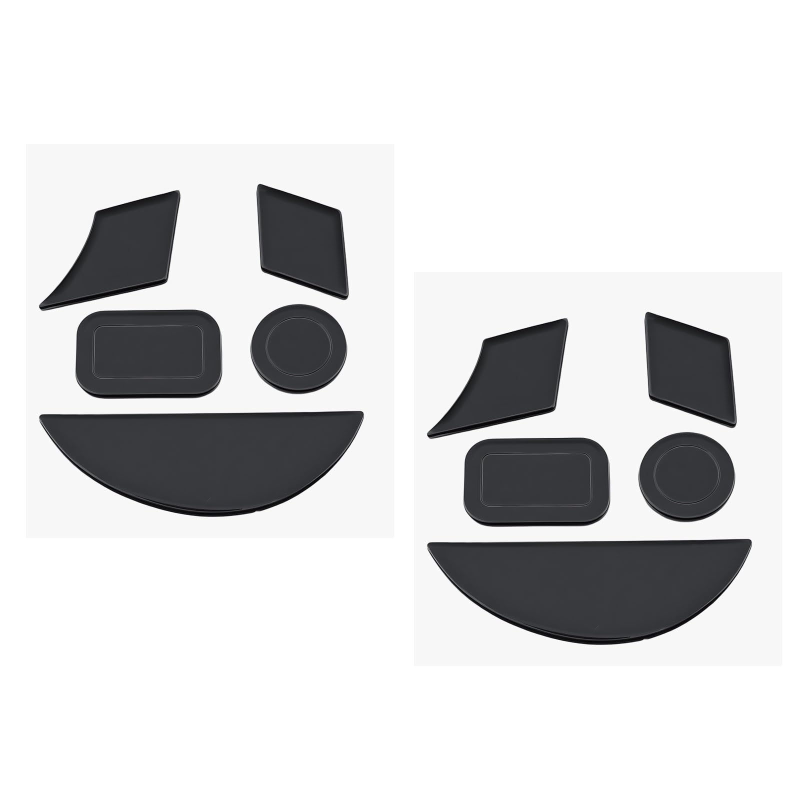 2 Sets Skateboard Game Mouse Feet Smooth Sliding Pad Thickness 0 6mm PTFE Compatible with Razer Naga 2014