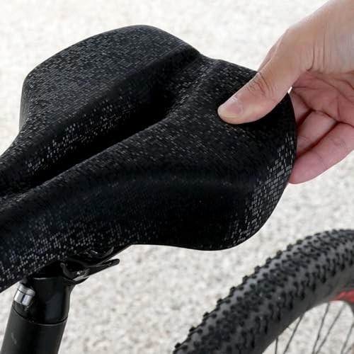 Selle de vélo avec absorption des chocs imperméable pour VTT et route
