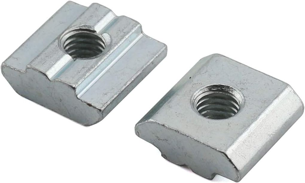 PZRT Aluminum Profile Connector Set, 4pcs Black Corner Bracket,8pcs M6 Slider Nuts - Image 5
