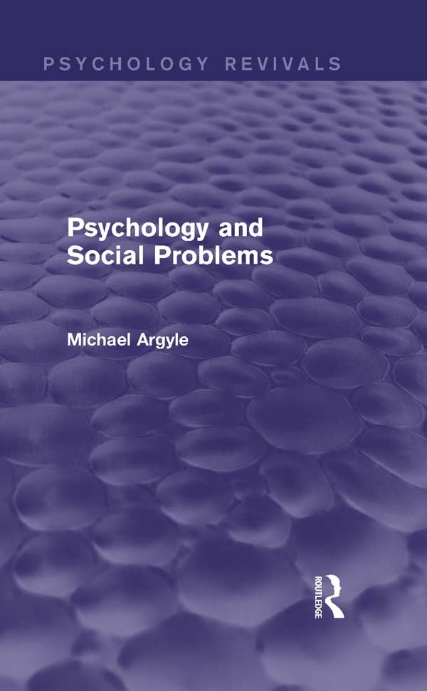 Psychology and Social Problems (Psychology Revivals)      1st Edition, Kindle Edition