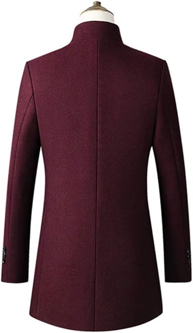 Abrigo Largo Para Hombre De Invierno - Gabardina Cálida, Estilo Casual, Ideal Para Otoño E Invierno, Gran Tallaje Y Comodidad