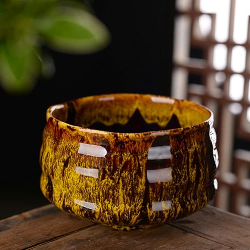 CAPIJIONG Tigela de matcha japonesa criativa e personalizada, tigela de arroz de frutas domésticas d