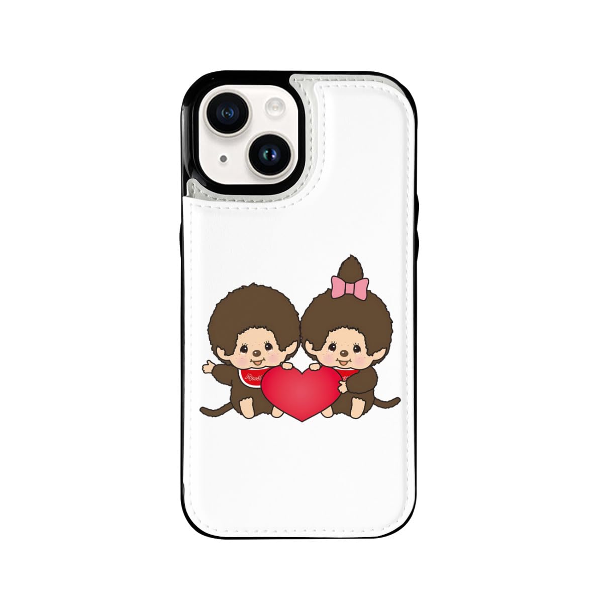 Amazon.co.jp: Iphone15 ケース 手帳型 モンチッチ iPhone15 カバー PU 