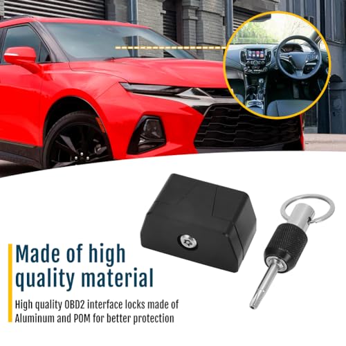 WIKIBB OBD II Port Lock OBD 2 Port-Lock Car Diagnostic Port Protector