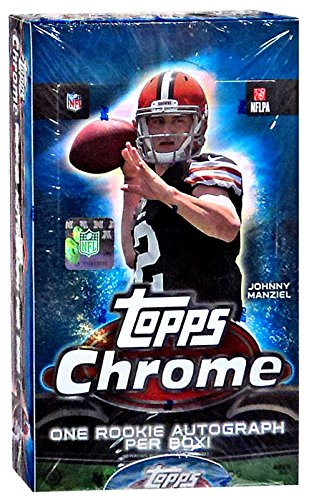 Crazy Deals NFL 2014 Topps Chrome Football Hobby Box (24 packs, 1 autograph per box)