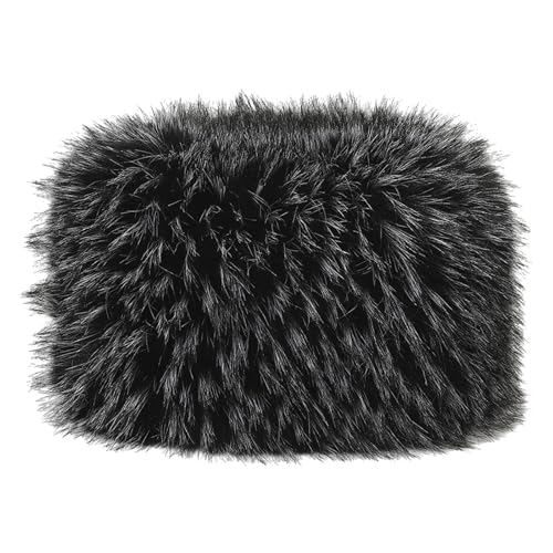 Xuanxi Elegantes gorras térmicas para clima frío, práctico sombrero de fibra de poliéster para mujeres y niñas, unisex, Negro, Talla única