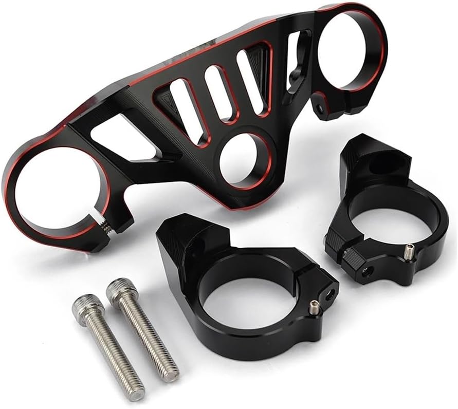 Compatible with RS660 2021 2022 2023 Front Fork Triple Tree Bridge Upper Clamp Motorcycle Accessories(Model 2)