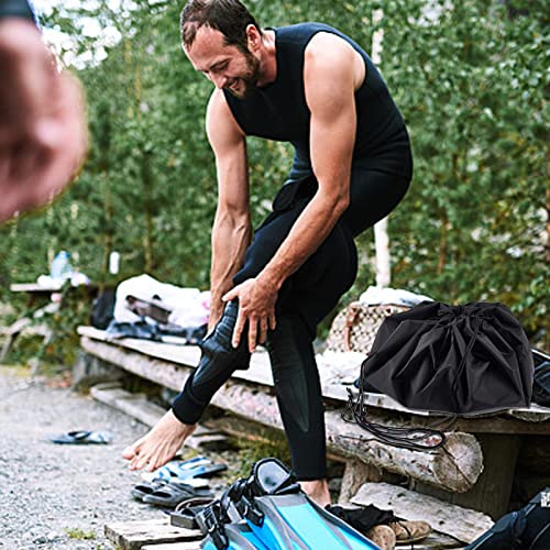 Alfombra Cambiadora para Traje de Neopreno - Bolsa Impermeable para Traje de Neopreno | Bolsa Secadora de Playa Impermeable, Bolsa de Almacenamiento para Equipos de Surf y Buceo para Transportar Trajes Mojados y Toallas miniatura 3