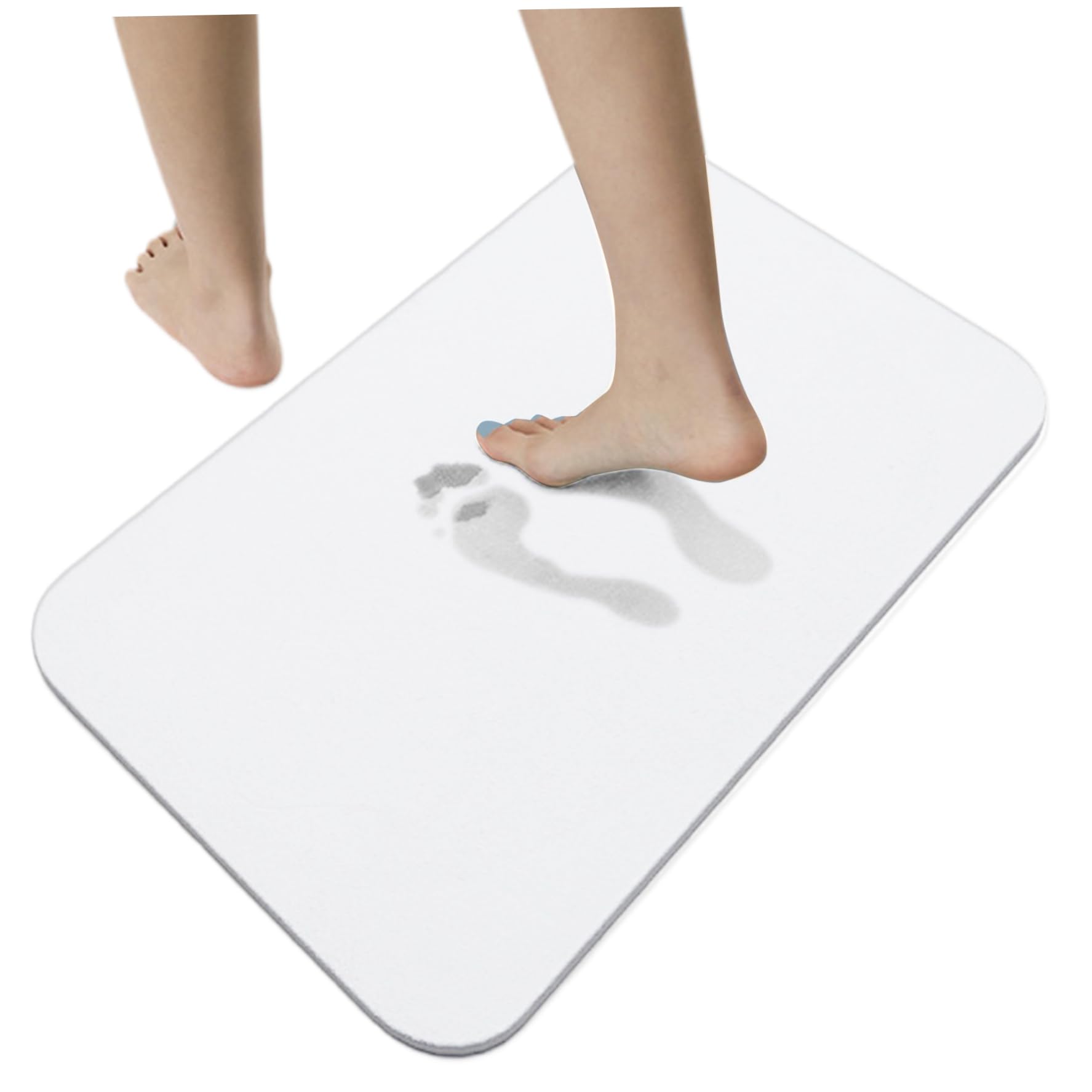 Tapis de bain absorbant 30 secondes en diatomite antidérapant