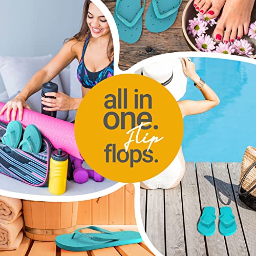 Shower Shoez Women'S Non-Slip Pool Dorm Water Sandals Flip Flops thumb #5