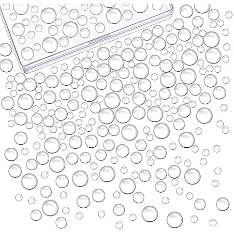 700 Pieces Clear Dewdrop Water Droplets Embellishments Cover