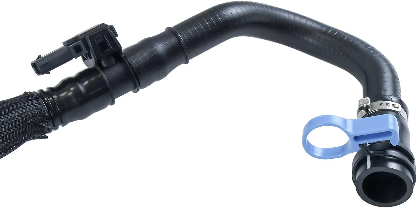 46134 PCV Valve Breather Tube Hose with Sensor Compatible with Ford Escape 1.5L 2017 2018 2019 Replaces 6A664 GV6Z6A664B KCV305 PCV0100 V631 2-9753 EMH098 PCV768 PCV Breather Tube