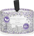 Woods of Windsor Lavender Talcum Powder with Body Puff, Scented for Odor Control and Chafing, True Rose Fragrance 3.53 oz.