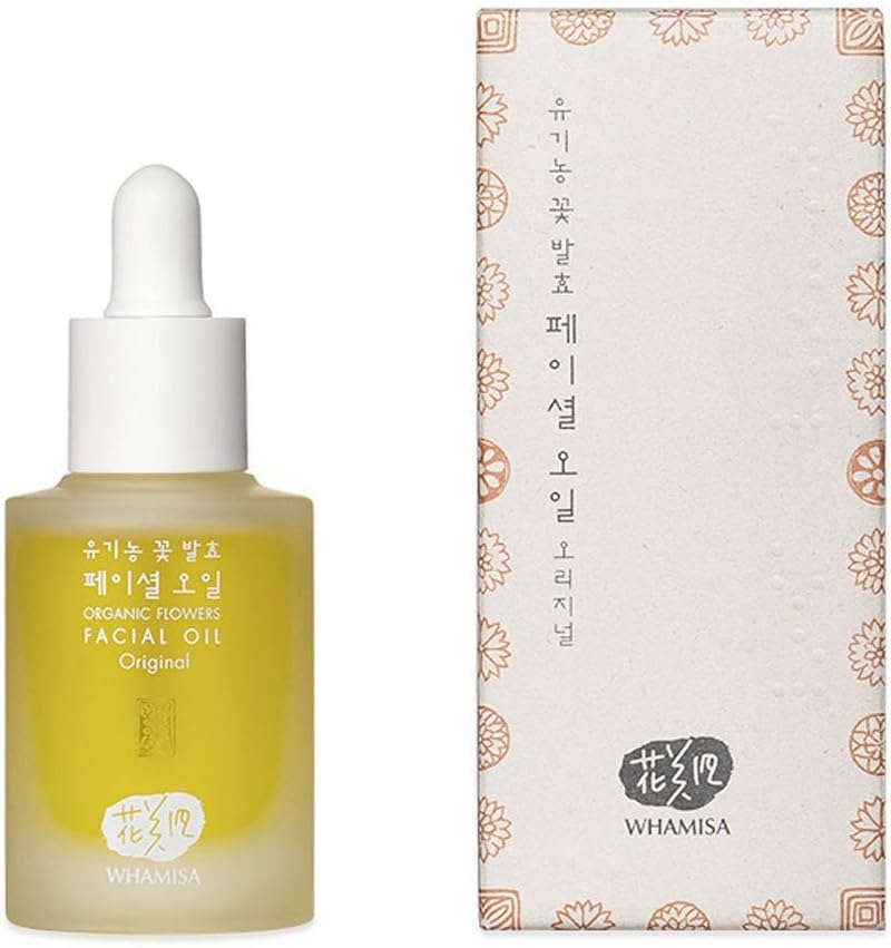 Organic Flowers Facial Oil - Original - From Natural Organic Fermented Flowers 26Ml
