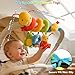 FPVERA Spiral Car Seat Toys - Baby Sensory Soft Plush Hanging Toys for 0-12 Months Stroller Crib Accessories, Essentials for Expecting Moms & Baby Shower Registry Gift