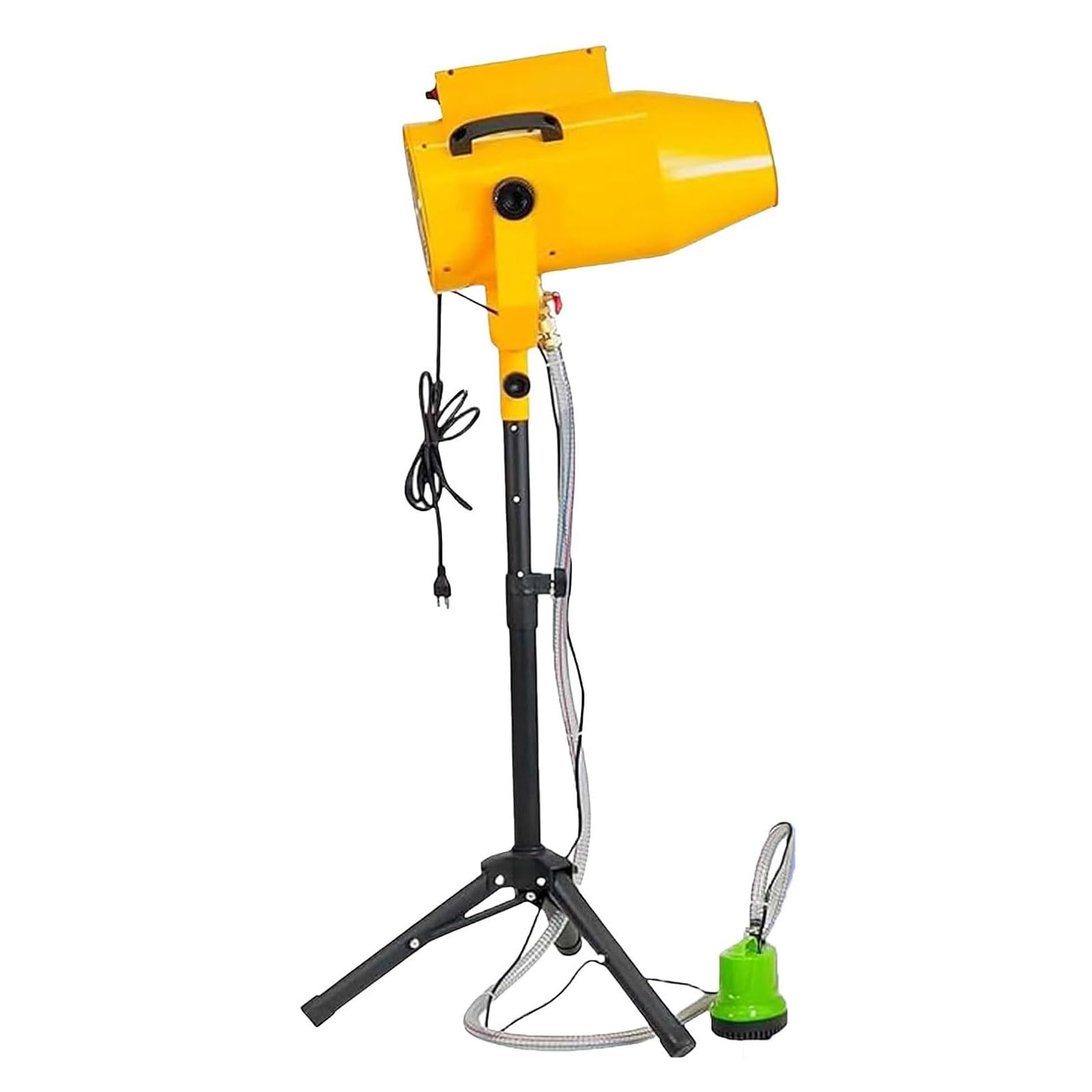 Máquina Espuma Grande, Máquina Espuma Fiestas Máquinas Espumas Escenarios Máquinas Burbujas Distancia 6 A 10 M/área 80 M² Ángulo Ajustable Para Fiestas Y Cumpleaños(Yellow)