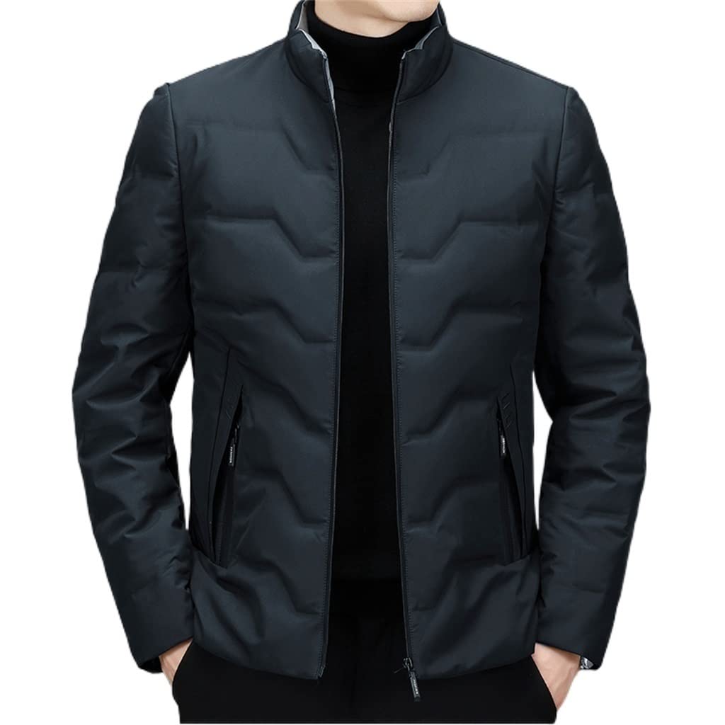 Amazon.com: YMGSCC Stand Collar Casual Down Jacket Men's Short