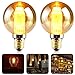 Produktbild Edison Vintage Glühbirne E27, SANBLOGAN LED Retro Glühbirne G80 3W Kristall Filament Warm Amber Vintage Stil Leuchtmittel Ideal für Haus Café Bar Restaurant Weihnachten Antike Dekoration Beleuchtung