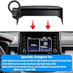 Montage téléphonique de voiture pour Toyota Corolla 2019-2025 / 2019-2025 Toyota Corolla Hatchback / 2023-2025 Croix de Corolla, Convient 8-Inch écran tactile, pour MagSafe Support de téléphone de voiture magnétique, Accessoires Toyota Corolla