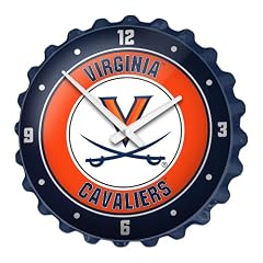 The Fan Brand NCAA Virginia Cavaliers Bottle Cap Wall Clock Sports Team Bar Sign Décor Home, Dorm photo The Fan Brand NCAA Virginia Cavaliers Bottle Cap Wall Clock Sports Team Bar Sign Décor Home, Dorm