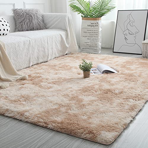 センターカーペット「ORRMALL」カーペット 5畳6畳7畳 ラグマット ラグ 滑り止め付き 長方形 シャギーラグ 絨毯 抗菌防臭 防ダニ 床暖房対応 滑り止め付き ふわふわ サラサラ 長方形 (キャメル 200*250cm約3畳)