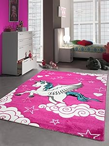 Teppich-Traum Einhorn Pink Kinderteppich 160x230