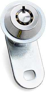 Zinc Alloy Tubular Cam Locks Keyed Alike with Chrome Finish for Vending Machine Lock Tool Box Lock File Cabinet 1Pcs