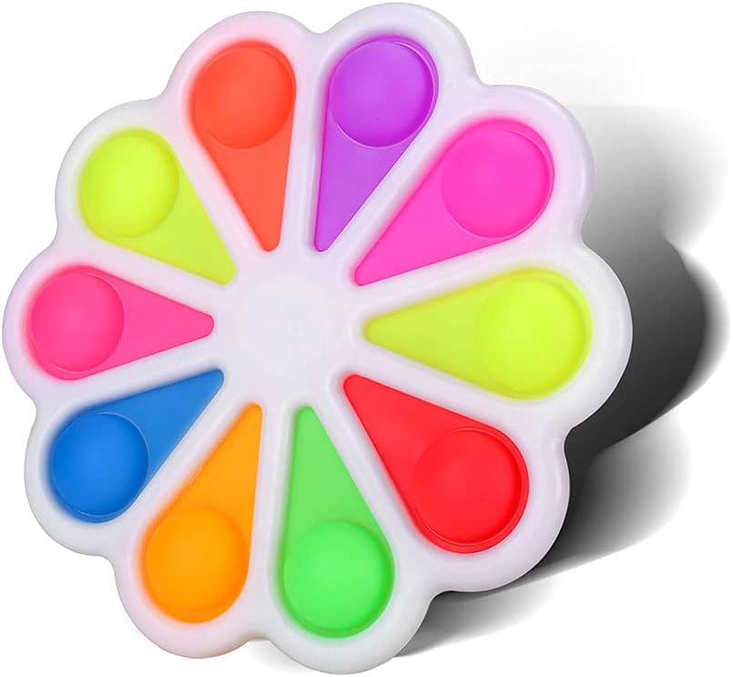 Buy Veggicy Flower Simple Dimple Fidget Toys Sensory Toy Stress Relief Hand Toys For Kids Adults Anxiety Autism Toy Special Office Toys For Children And Adults Toys White Online In Kenya B097m8zz4s