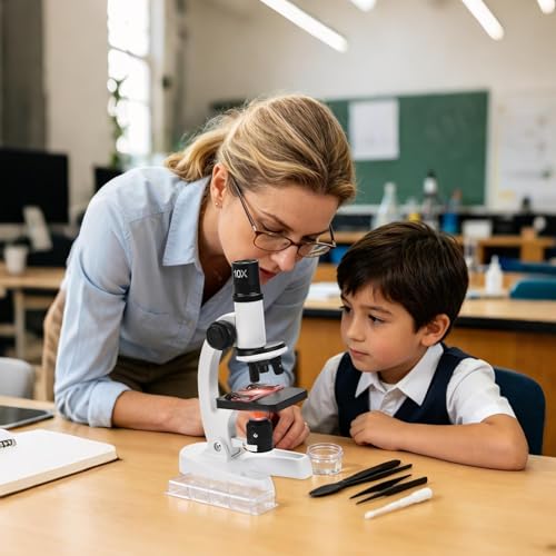 Kit de Microscope pour Enfant : Cadeau de Noël Éducatif Idéal - 3