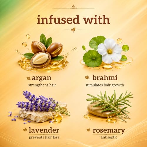 Image of inatur Argan Oil Hair Serum | Frizz Control & Deep Nourishment | Smoothens, Strengthens & Adds Shine | Lightweight, Non-Greasy Formula for Soft, Silky & Tangle-Free Hair | All Hair Types | 50ml
