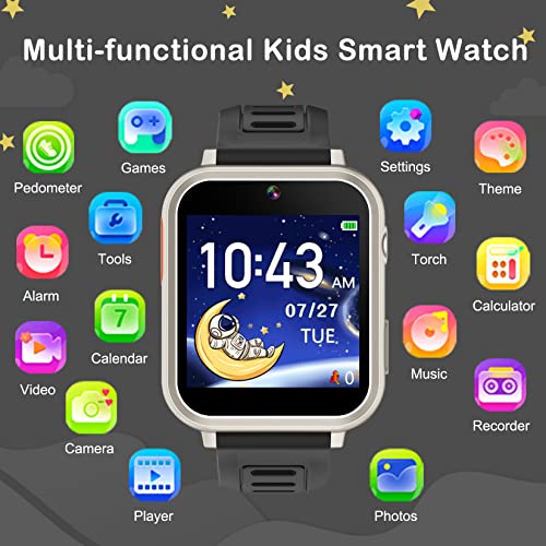 image for Phyulls Smart Watch for Kids with 39 Puzzle Games Camera Video Recorde