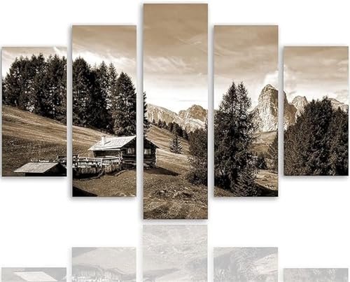 Diamond painting complet forêt de montagne broderie diamant point de croix adulte 300x150