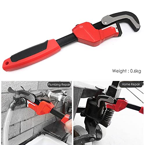 Llave Inglesa for tuberías, Llave de trinquete, Llave Inglesa, Llave Universal de 12 Pulgadas, Ajustable, Resistente, reparación del hogar for Fontanero, Herramientas manuales, Llaves