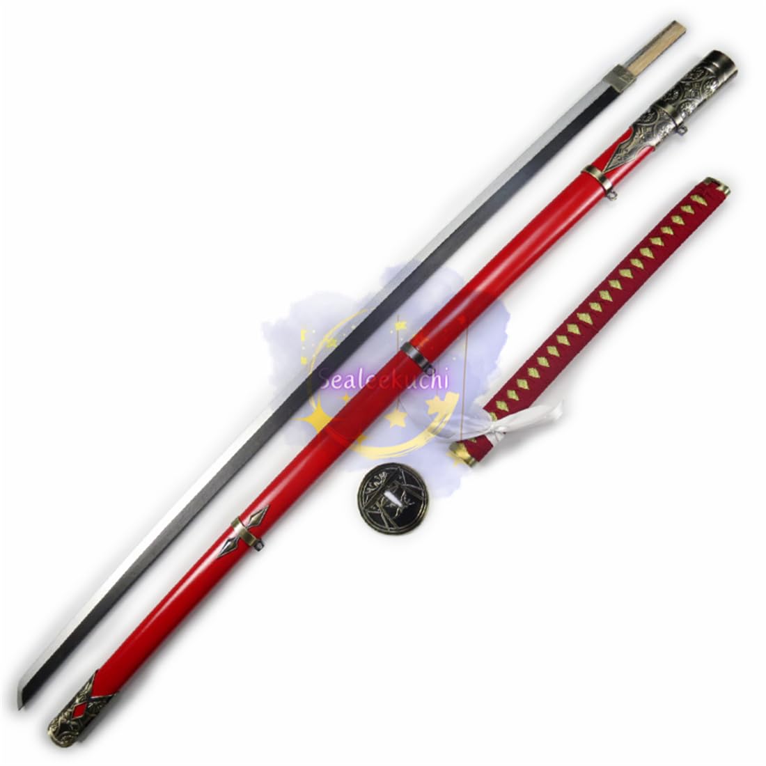 Amazon.co.jp: Sealeekuchi コスプレ道具 木製刀 太郎太刀 160cm 大
