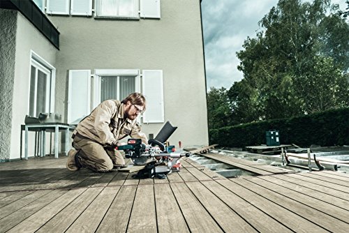 Metabo Akku-Kappsäge KGS 18 LTX 216 (619001850) 18V ; Karton; mit Zugfunktion, Akkuspannung: 18 V, Auflagefläche: 345 x 730 mm, Max. Schnittbreite 90°/45°: 305 / 205 mm – Bild 5