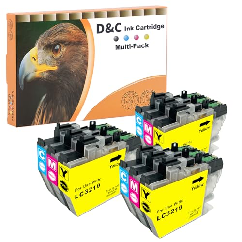 Cartouches d'encre Brother LC-3219XL compatibles MFC-J6530DW MFC-J5330DW LC3217 encre noire couleur