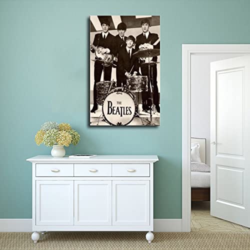 Poster sur toile The Beatles at Ed Sullivan Show – Décoration murale – Pour salon, chambre à coucher – Sans cadre : 50 x… - Les Beatles, Paul McCartney, John Lennon, RIngo Starr, George Harrison Poster sur toile The Beatles at Ed Sullivan Show - Décoration murale - Pour salon, chambre à coucher - Sans cadre : 50 x… – Image 5