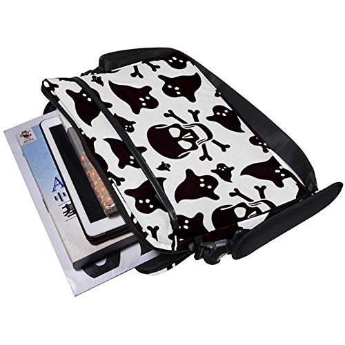 Bolso bandolera para ordenador portátil de 14 a 15.4 pulgadas con maletín de hombro acolchado 5