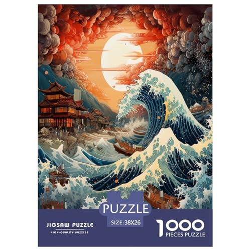 Puzzle interactivo de 1000 piezas para disfrutar de una tarde de desafío japonés en familia