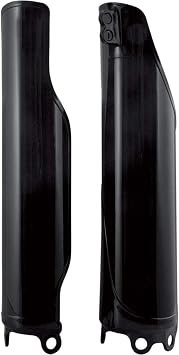 YZ65 BLACK ACERBIS LOWER FORK COVER SET - YAM YZ 65 2018