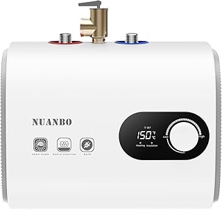 Electric Water Heater 2.5 Gallon Mini Tank Hot Water Under Sink Instant for Kitchen Bathroom 110V 15